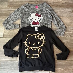 Set of Two‎ Sanrio Hello Kitty Long Sleeve Shirts, Size Small/Medium